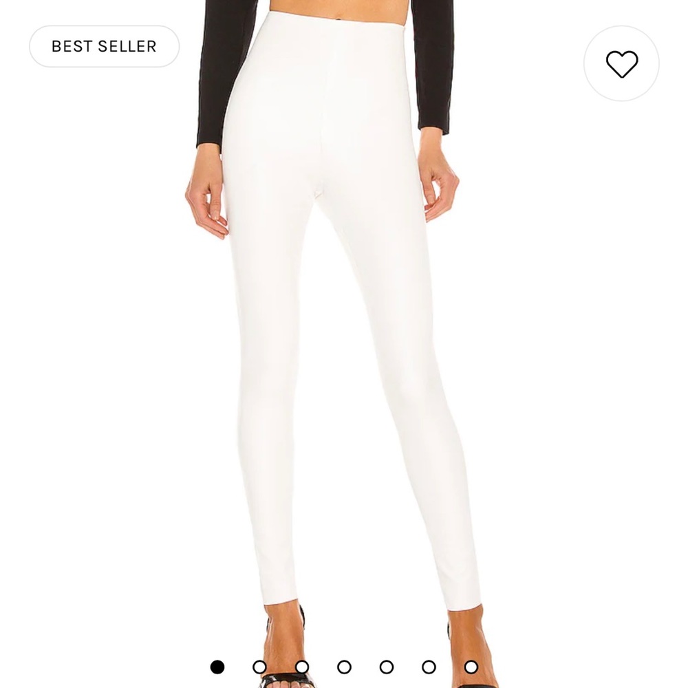 COPY - Faux Leather Legging in White
